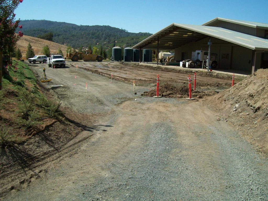 Bartelt Engineering working on the construction site of a winery